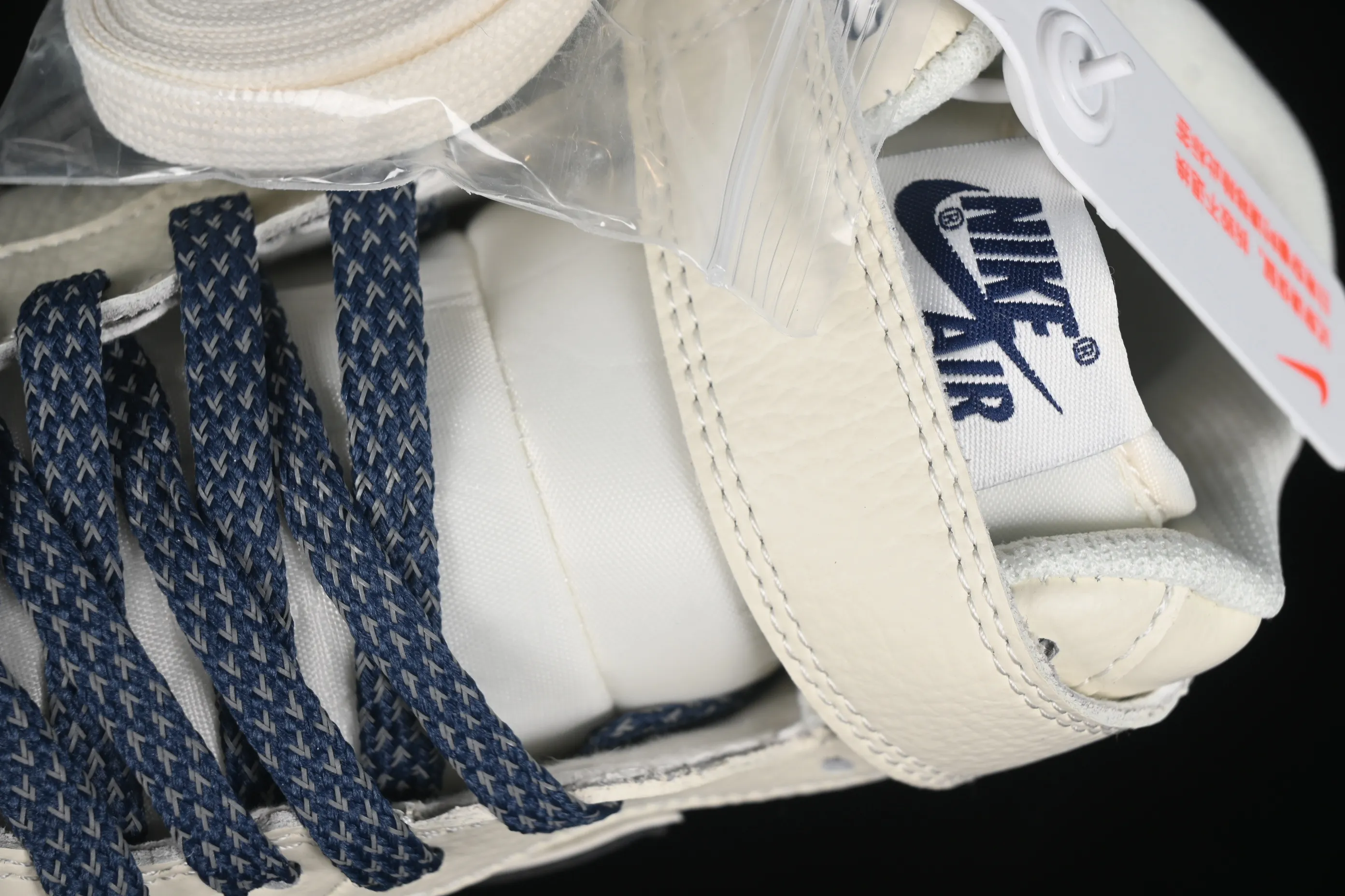 All categories Nk Air Force 1 Air Force series Nk Air Force 1 Mid Air Force mid-top Nk Air Force 1'07 Mid rice dark blue two-color bottom Air Force One starry mid-top casual sneakers XL0236-233